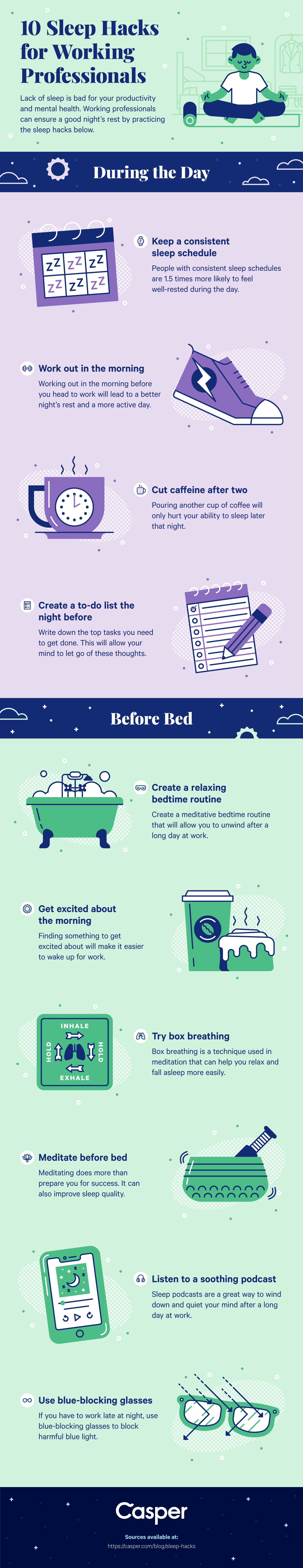 Sleep Hacks for Working Professionals